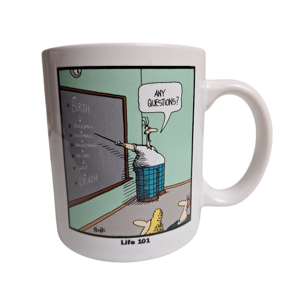 Vintage In The Bleachers Coffee Mug 1996 Kansas City Steve Moore Life 101